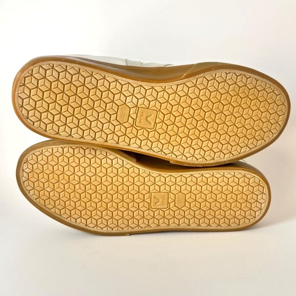 Veja Campo Chrome free Men Sneakers White Natural Suede Leather Shoes Size 44 - Picture 4 of 8